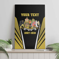 Personalized Austro-Hungarian Empire 1867-1918 Canvas Wall Art Flag Color Inspiration - Wonder Print Shop