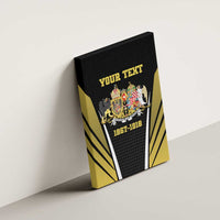 Personalized Austro-Hungarian Empire 1867-1918 Canvas Wall Art Flag Color Inspiration - Wonder Print Shop