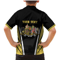 Personalized Austro-Hungarian Empire 1867-1918 Family Matching Mermaid Dress and Hawaiian Shirt Flag Color Inspiration - Wonder Print Shop