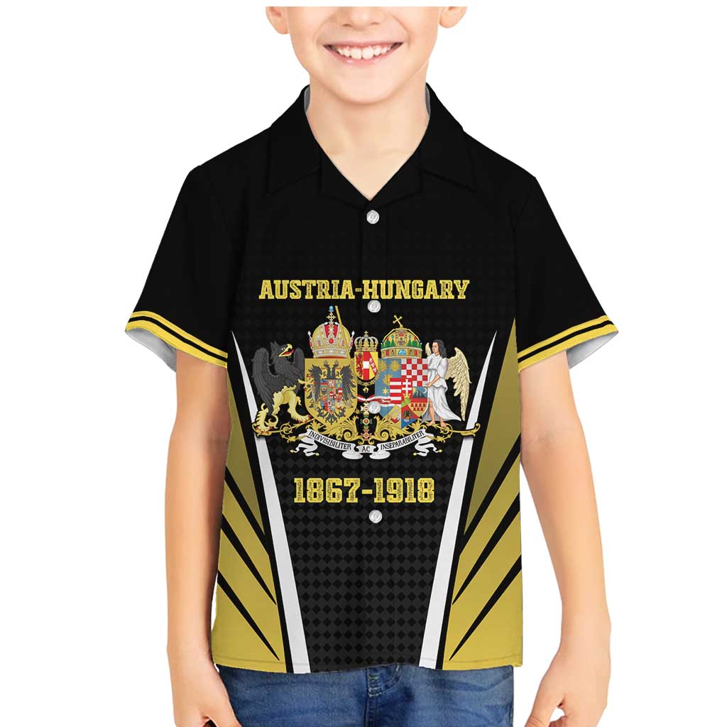 Personalized Austro-Hungarian Empire 1867-1918 Family Matching Mermaid Dress and Hawaiian Shirt Flag Color Inspiration - Wonder Print Shop