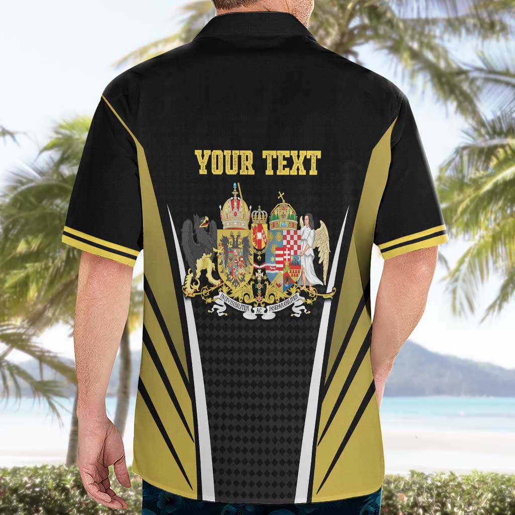 Personalized Austro-Hungarian Empire 1867-1918 Hawaiian Shirt Flag Color Inspiration - Wonder Print Shop