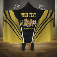 Personalized Austro-Hungarian Empire 1867-1918 Hooded Blanket Flag Color Inspiration - Wonder Print Shop