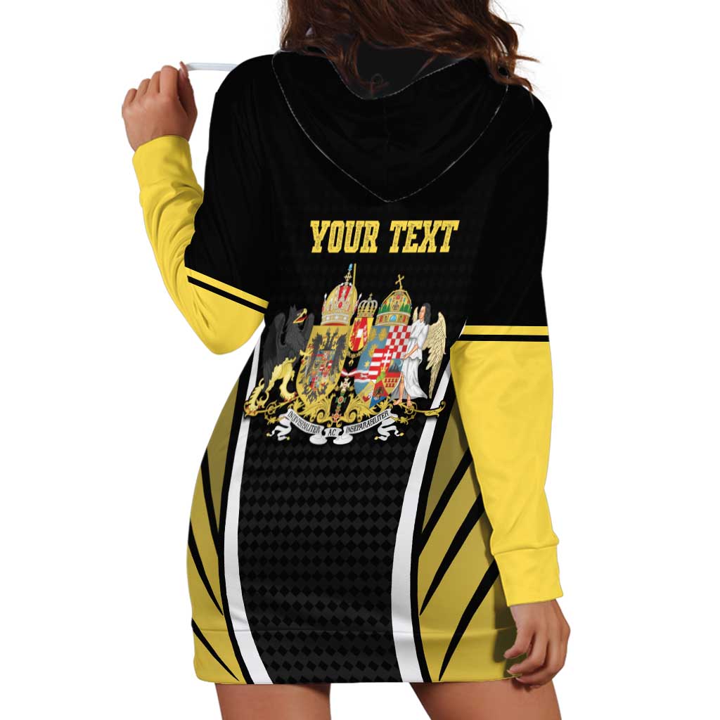Personalized Austro-Hungarian Empire 1867-1918 Hoodie Dress Flag Color Inspiration - Wonder Print Shop