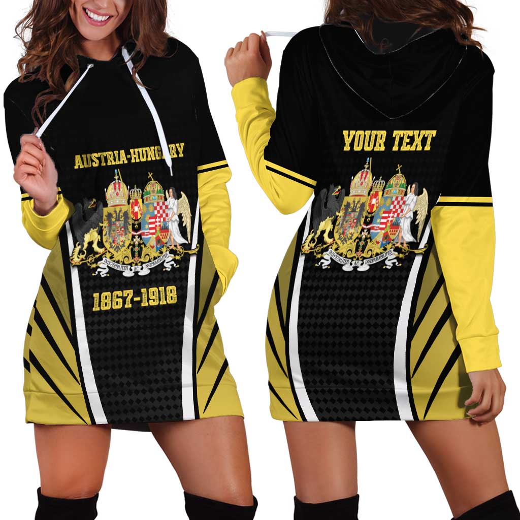 Personalized Austro-Hungarian Empire 1867-1918 Hoodie Dress Flag Color Inspiration - Wonder Print Shop