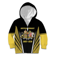 Personalized Austro-Hungarian Empire 1867-1918 Kid Hoodie Flag Color Inspiration - Wonder Print Shop