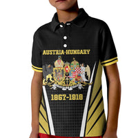Personalized Austro-Hungarian Empire 1867-1918 Kid Polo Shirt Flag Color Inspiration - Wonder Print Shop