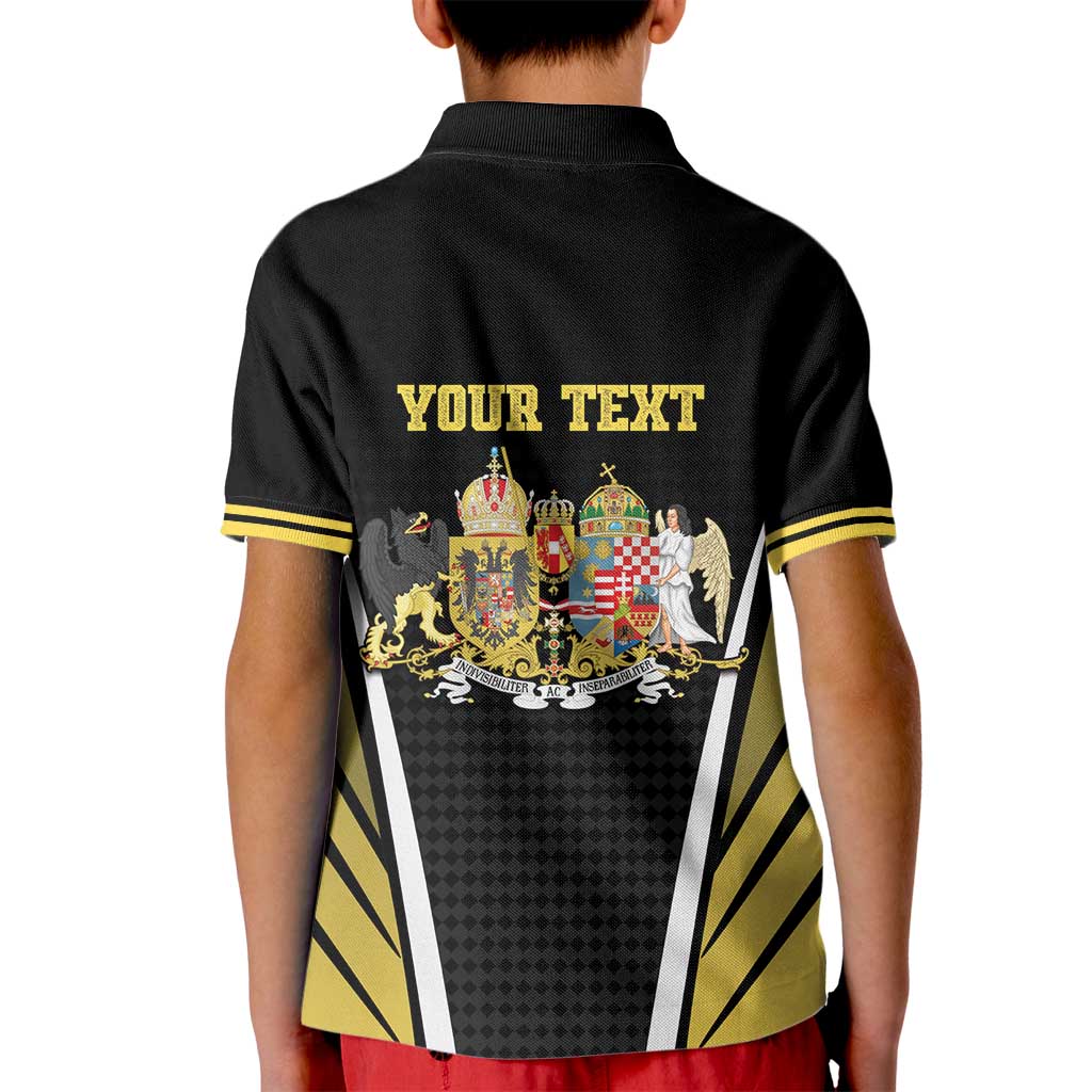 Personalized Austro-Hungarian Empire 1867-1918 Kid Polo Shirt Flag Color Inspiration - Wonder Print Shop