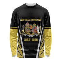 Personalized Austro-Hungarian Empire 1867-1918 Long Sleeve Shirt Flag Color Inspiration - Wonder Print Shop