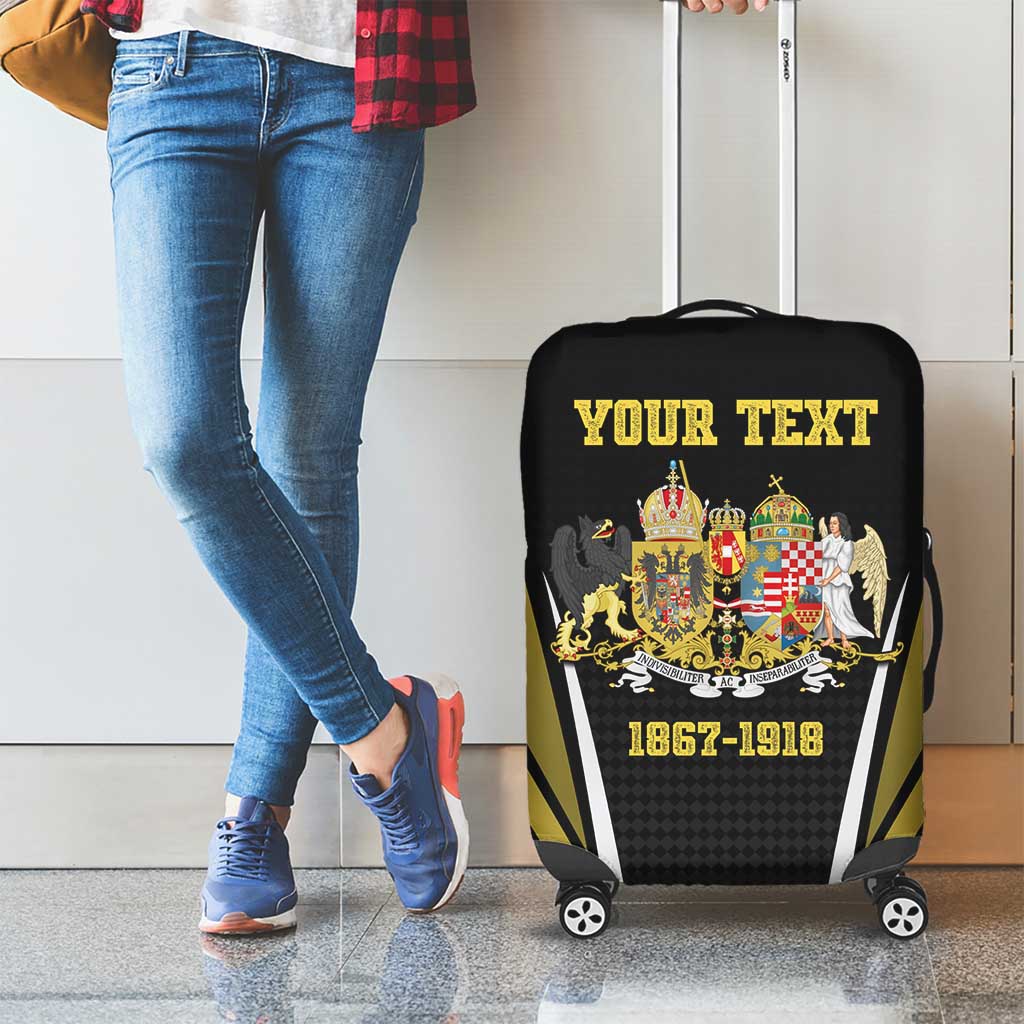 Personalized Austro-Hungarian Empire 1867-1918 Luggage Cover Flag Color Inspiration - Wonder Print Shop