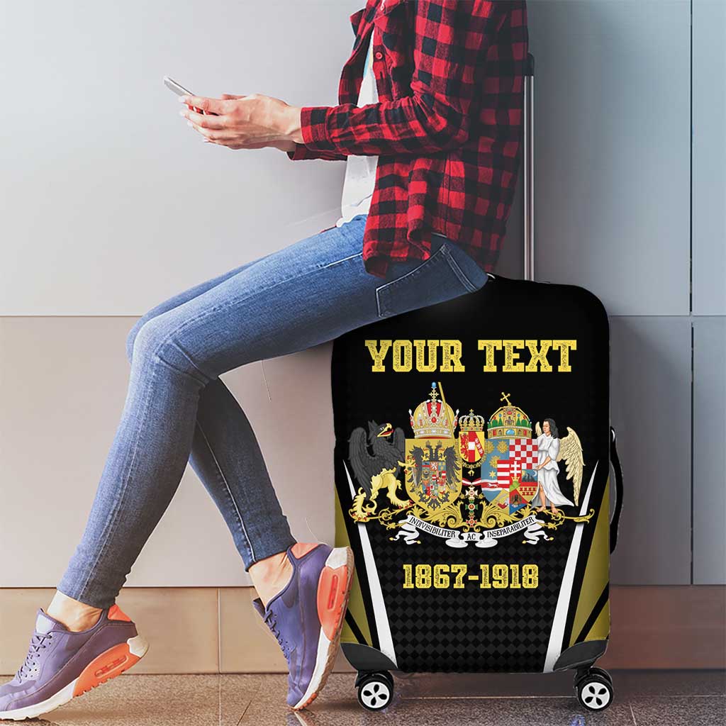 Personalized Austro-Hungarian Empire 1867-1918 Luggage Cover Flag Color Inspiration - Wonder Print Shop