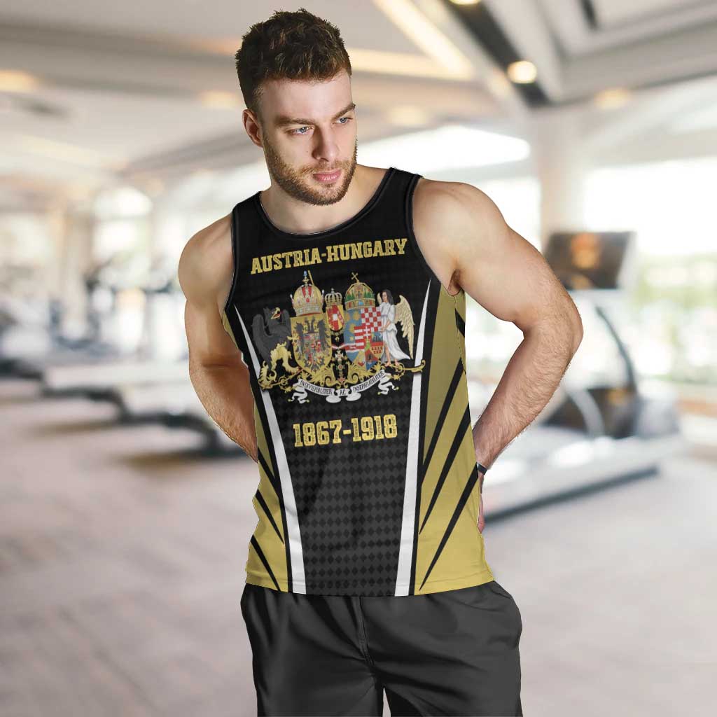 Personalized Austro-Hungarian Empire 1867-1918 Men Tank Top Flag Color Inspiration - Wonder Print Shop