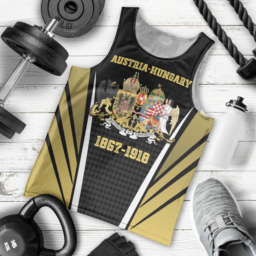 Personalized Austro-Hungarian Empire 1867-1918 Men Tank Top Flag Color Inspiration - Wonder Print Shop
