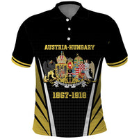 Personalized Austro-Hungarian Empire 1867-1918 Polo Shirt Flag Color Inspiration - Wonder Print Shop