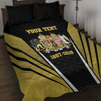 Personalized Austro-Hungarian Empire 1867-1918 Quilt Bed Set Flag Color Inspiration - Wonder Print Shop
