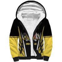 Personalized Austro-Hungarian Empire 1867-1918 Sherpa Hoodie Flag Color Inspiration - Wonder Print Shop