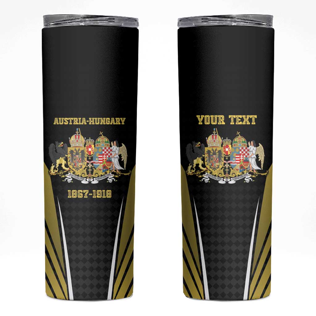 Personalized Austro-Hungarian Empire 1867-1918 Skinny Tumbler Flag Color Inspiration - Wonder Print Shop