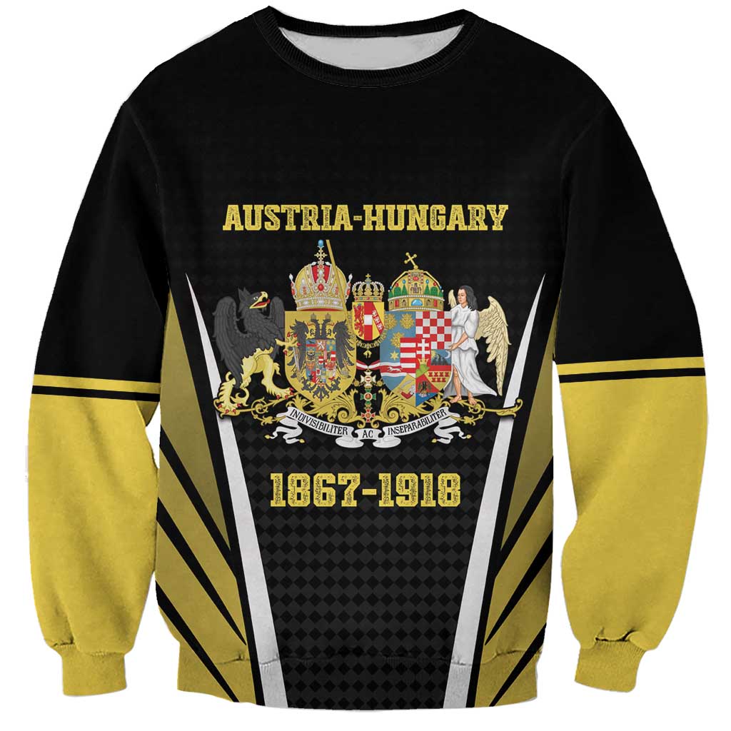 Personalized Austro-Hungarian Empire 1867-1918 Sweatshirt Flag Color Inspiration - Wonder Print Shop