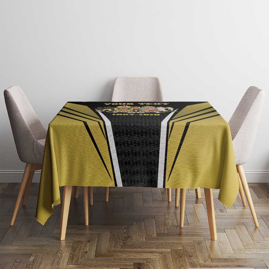 Personalized Austro-Hungarian Empire 1867-1918 Tablecloth Flag Color Inspiration - Wonder Print Shop