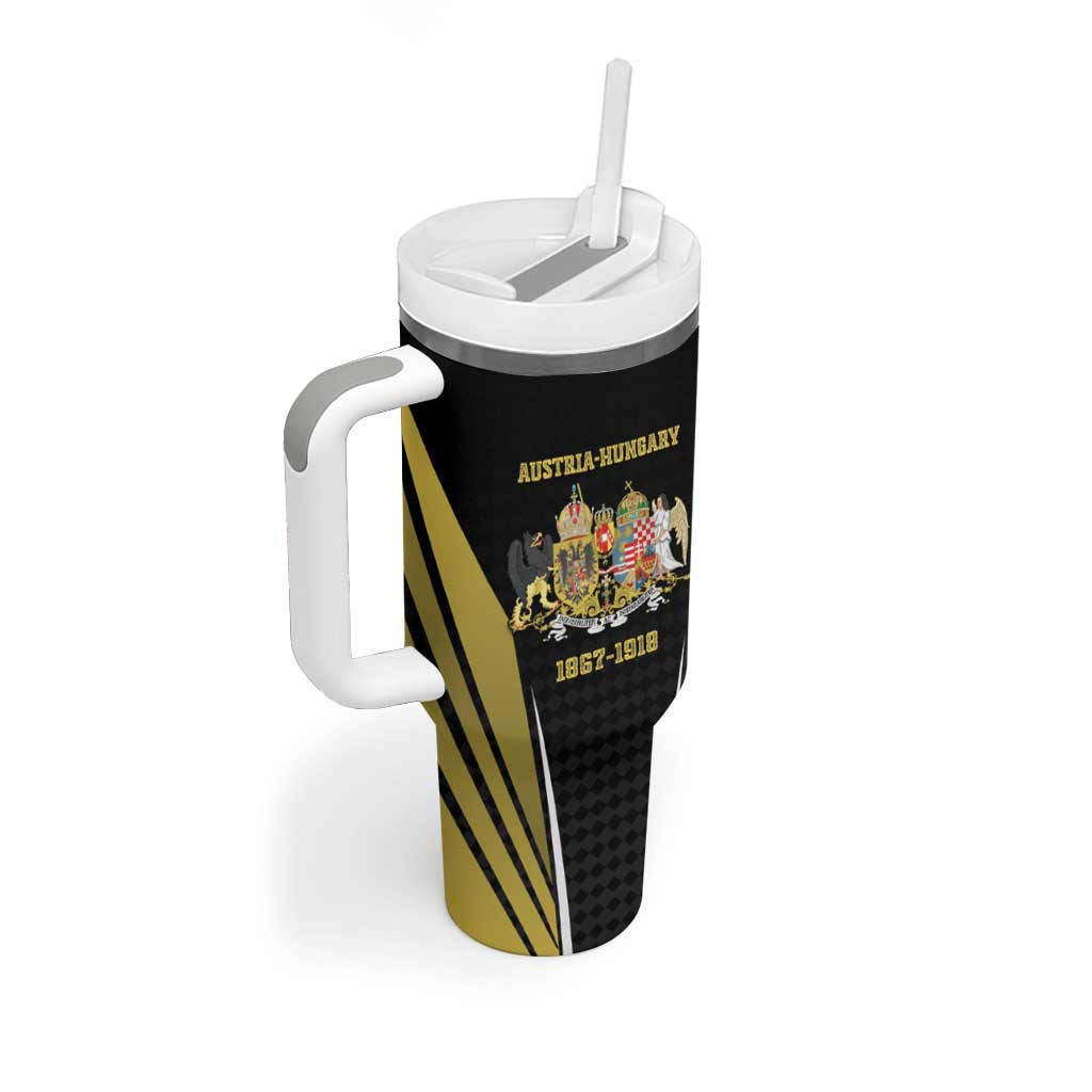 Personalized Austro-Hungarian Empire 1867-1918 Tumbler With Handle Flag Color Inspiration - Wonder Print Shop