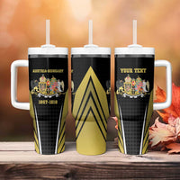 Personalized Austro-Hungarian Empire 1867-1918 Tumbler With Handle Flag Color Inspiration - Wonder Print Shop