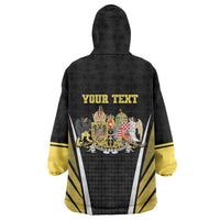 Personalized Austro-Hungarian Empire 1867-1918 Wearable Blanket Hoodie Flag Color Inspiration - Wonder Print Shop