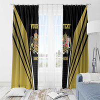 Personalized Austro-Hungarian Empire 1867-1918 Window Curtain Flag Color Inspiration - Wonder Print Shop