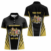 Personalized Austro-Hungarian Empire 1867-1918 Women Polo Shirt Flag Color Inspiration - Wonder Print Shop