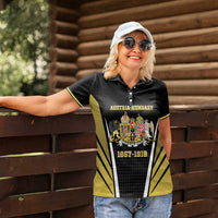 Personalized Austro-Hungarian Empire 1867-1918 Women Polo Shirt Flag Color Inspiration - Wonder Print Shop