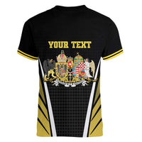 Personalized Austro-Hungarian Empire 1867-1918 Women V-Neck T-Shirt Flag Color Inspiration - Wonder Print Shop