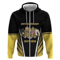 Personalized Austro-Hungarian Empire 1867-1918 Zip Hoodie Flag Color Inspiration - Wonder Print Shop