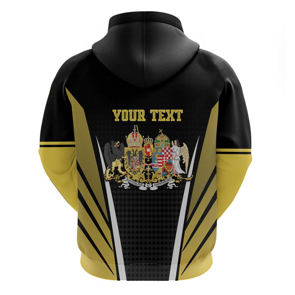 Personalized Austro-Hungarian Empire 1867-1918 Zip Hoodie Flag Color Inspiration - Wonder Print Shop