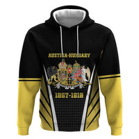Personalized Austro-Hungarian Empire 1867-1918 Zip Hoodie Flag Color Inspiration - Wonder Print Shop