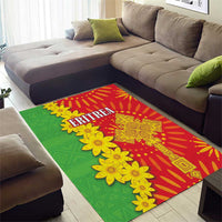 Eritrea Enkutatash Dashiki Area Rug With Folk Pattern - Wonder Print Shop