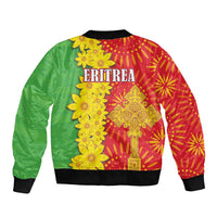 Eritrea Enkutatash Dashiki Bomber Jacket With Folk Pattern - Wonder Print Shop