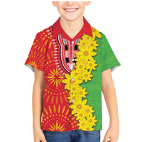 Eritrea Enkutatash Dashiki Family Matching Mermaid Dress and Hawaiian Shirt With Folk Pattern - Wonder Print Shop