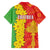 Eritrea Enkutatash Dashiki Family Matching Off The Shoulder Long Sleeve Dress and Hawaiian Shirt With Folk Pattern - Wonder Print Shop