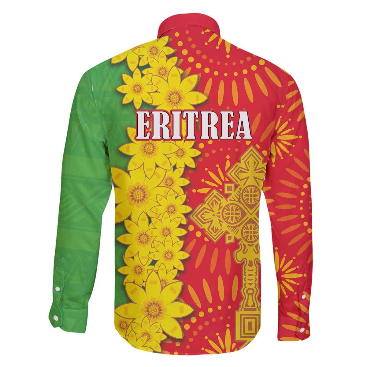 Eritrea Enkutatash Dashiki Family Matching Puletasi and Hawaiian Shirt With Folk Pattern - Wonder Print Shop