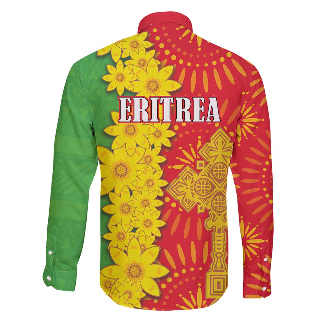 Eritrea Enkutatash Dashiki Family Matching Short Sleeve Bodycon Dress and Hawaiian Shirt With Folk Pattern - Wonder Print Shop