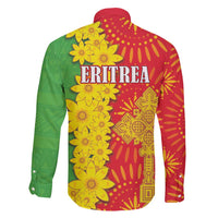 Eritrea Enkutatash Dashiki Family Matching Short Sleeve Bodycon Dress and Hawaiian Shirt With Folk Pattern - Wonder Print Shop