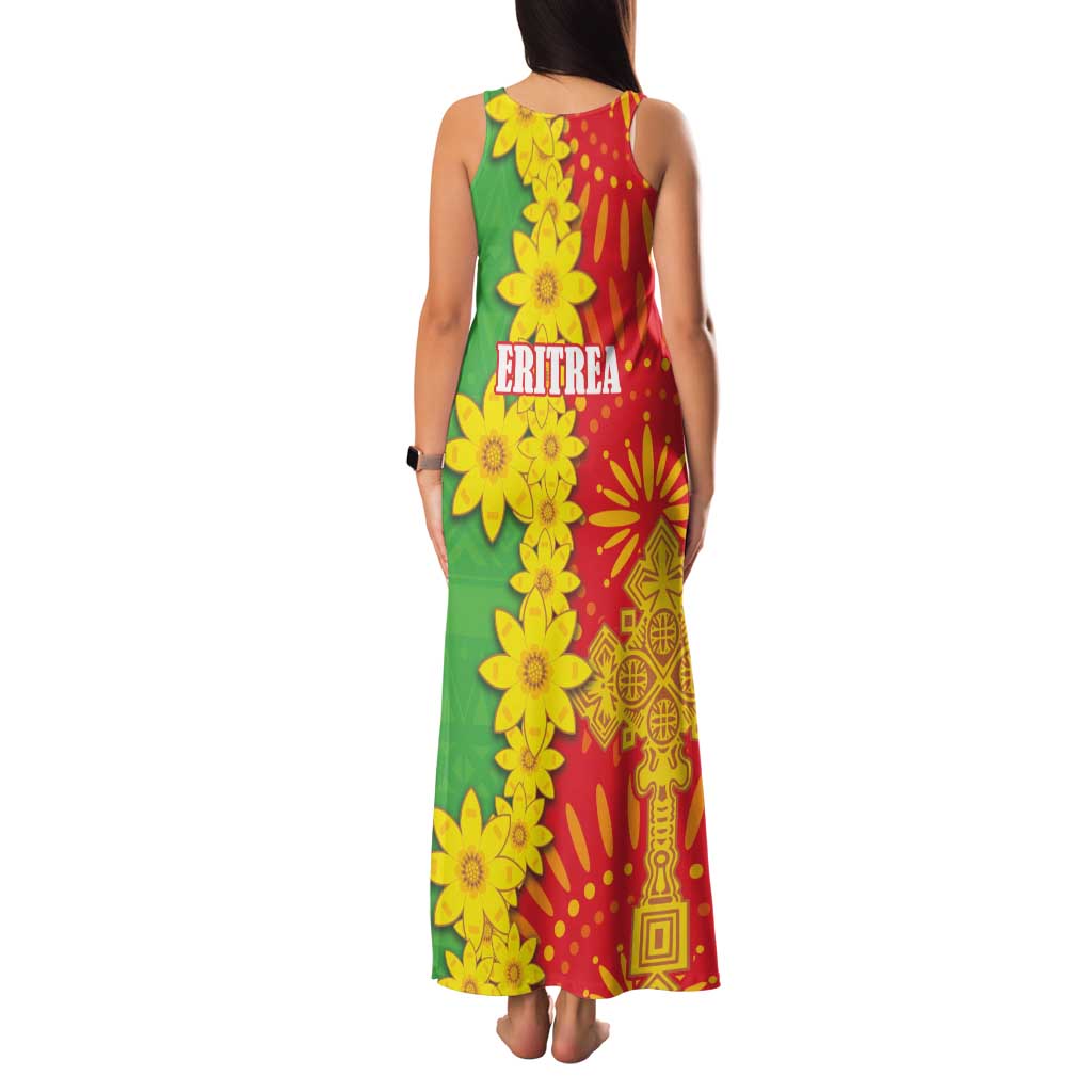 Eritrea Enkutatash Dashiki Family Matching Tank Maxi Dress and Hawaiian Shirt With Folk Pattern - Wonder Print Shop