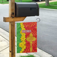 Eritrea Enkutatash Dashiki Garden Flag With Folk Pattern - Wonder Print Shop