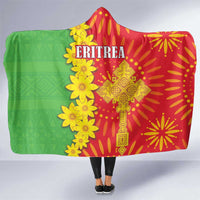 Eritrea Enkutatash Dashiki Hooded Blanket With Folk Pattern