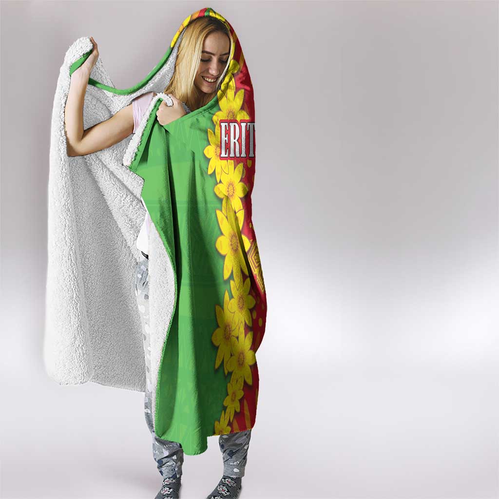 Eritrea Enkutatash Dashiki Hooded Blanket With Folk Pattern