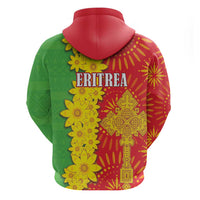 Eritrea Enkutatash Dashiki Hoodie With Folk Pattern - Wonder Print Shop