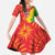 Eritrea Enkutatash Dashiki Kid Short Sleeve Dress With Folk Pattern - Wonder Print Shop