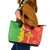 Eritrea Enkutatash Dashiki Leather Tote Bag With Folk Pattern - Wonder Print Shop