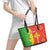 Eritrea Enkutatash Dashiki Leather Tote Bag With Folk Pattern - Wonder Print Shop