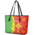 Eritrea Enkutatash Dashiki Leather Tote Bag With Folk Pattern - Wonder Print Shop