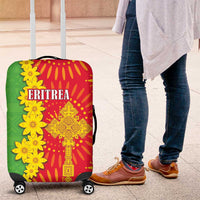Eritrea Enkutatash Dashiki Luggage Cover With Folk Pattern - Wonder Print Shop
