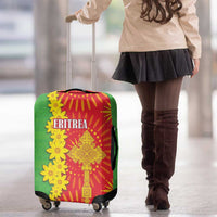 Eritrea Enkutatash Dashiki Luggage Cover With Folk Pattern - Wonder Print Shop